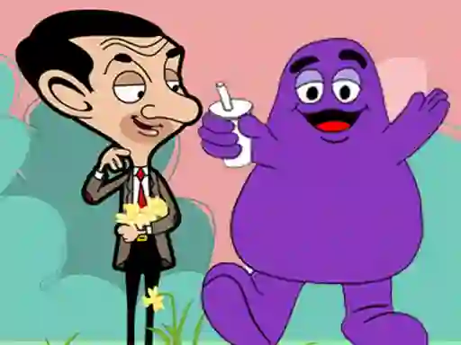 Joc When Mr Bean meet Grimace en línia