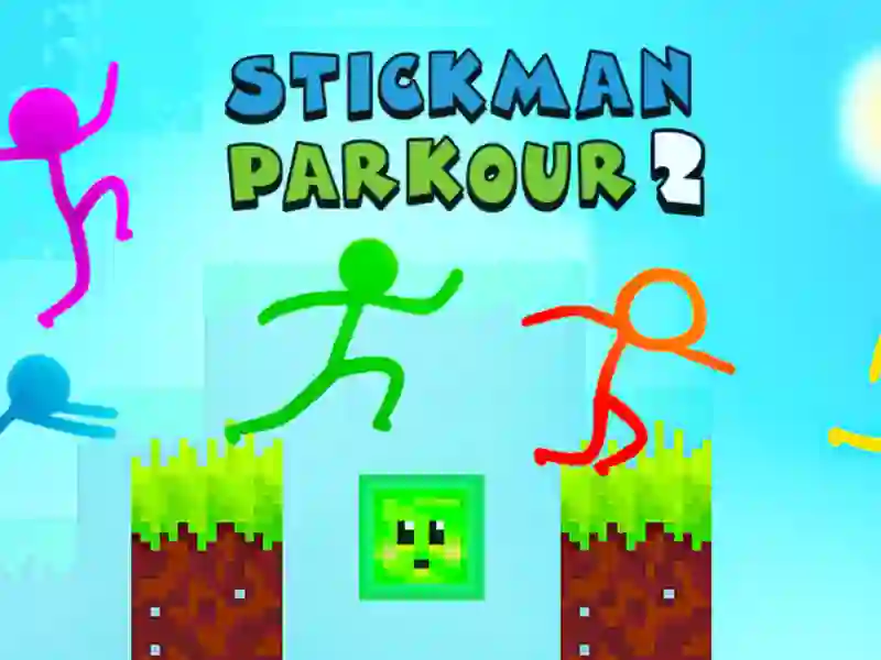 Joc Stickman Parkour 2 en línia