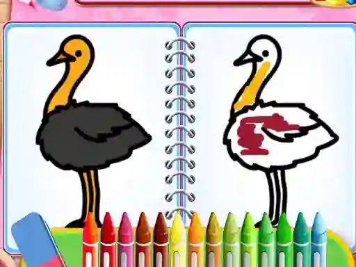 Joc Coloring Birds Game en línia