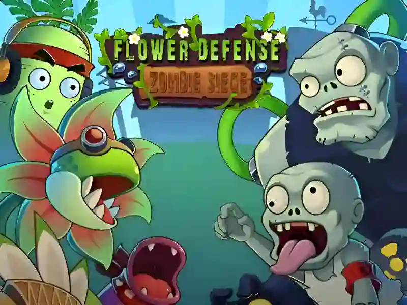 Joc Flower Defense Zombie Siege en línia