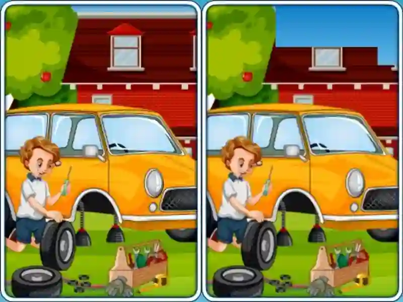 Joc Car Garage Differences en línia