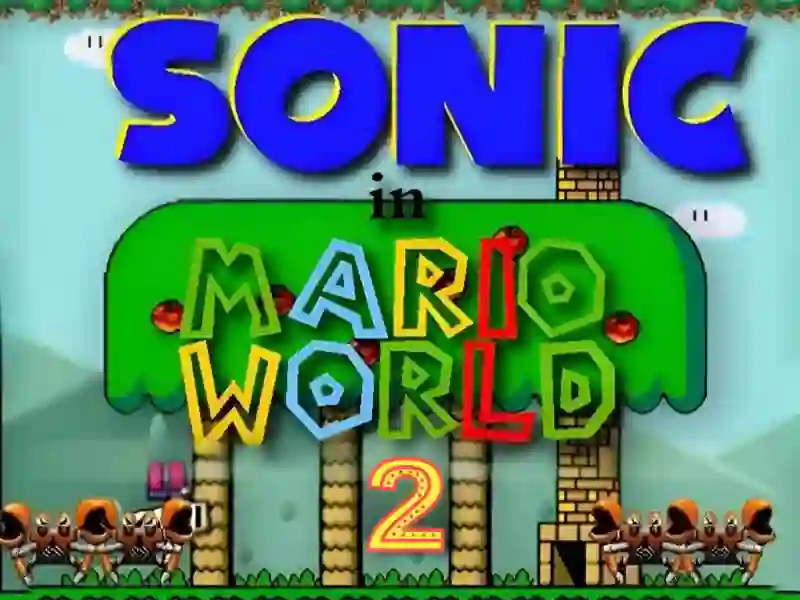 Joc Sonic in Mario World 2 en línia