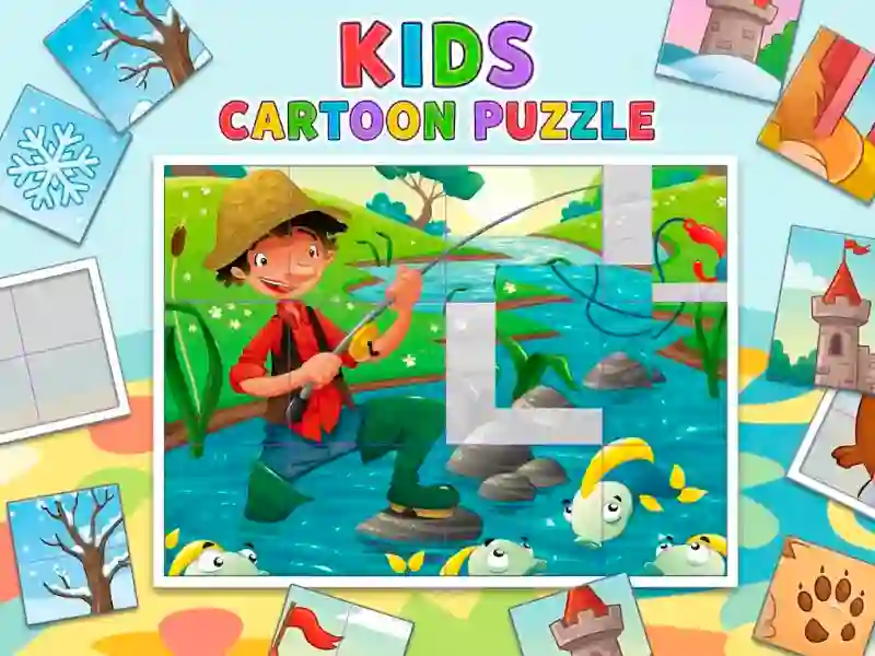 Joc Kids Cartoon Puzzle en línia