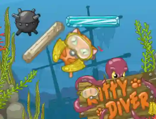 Joc Kitty Diver en línia