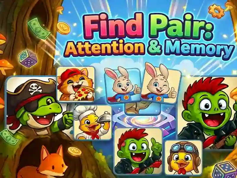 Joc Find Pair: Attention & Memory en línia