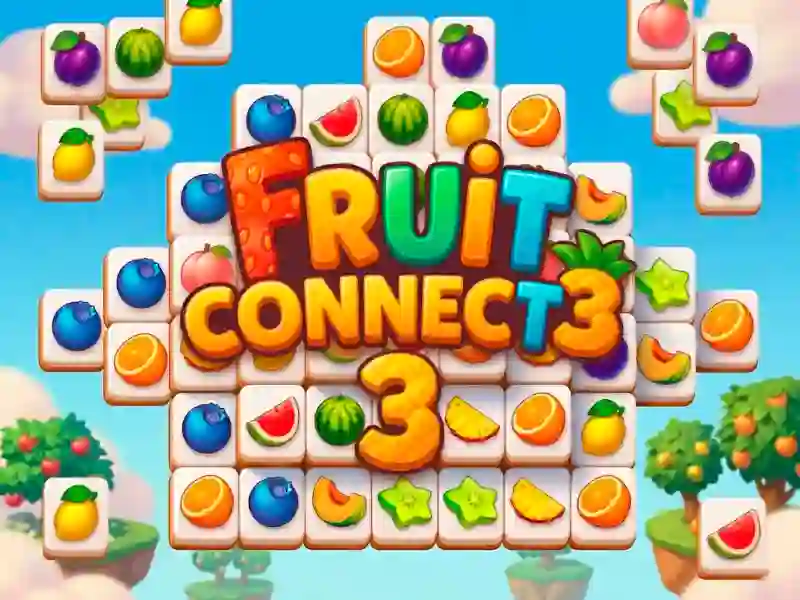 Joc Fruit Connect 3 en línia