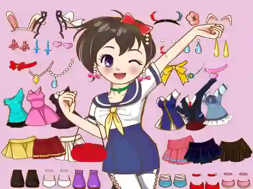 Joc Anime Dress Up Mania en línia