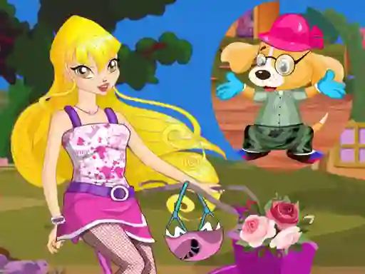 Joc Winx Stella and Puppy en línia