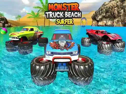 Joc Monster Truck Beach Surfing en línia