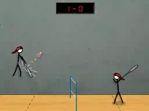 Joc Stick Figure Badminton 2 en línia
