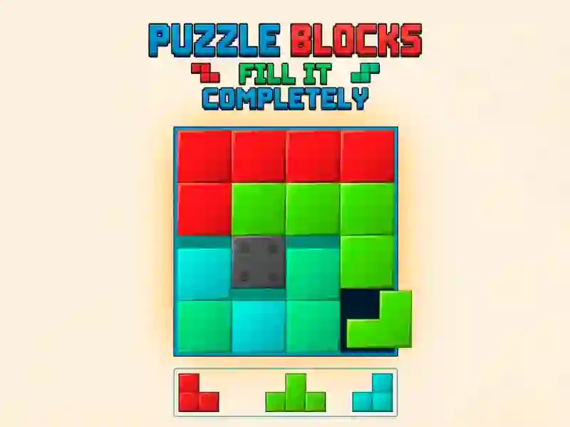 Joc Puzzle Blocks: Fill It Completely en línia