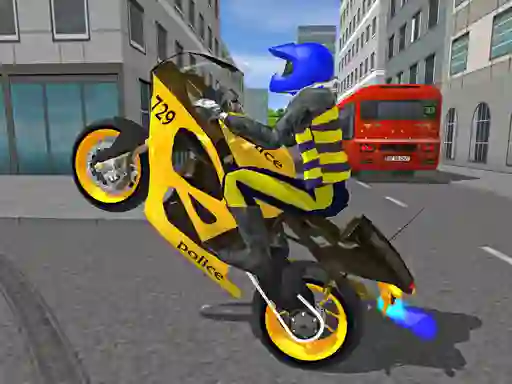 Joc Police Motorbike Race Simulator en línia