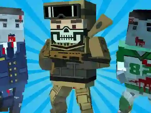 Joc Blocky Shooting Arena 3D Pixel en línia