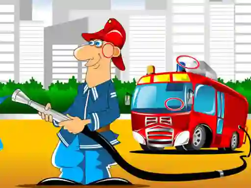 Joc Fire Trucks Differences en línia