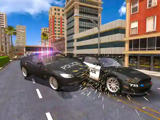 Joc Police Car Stunt Simulation 3d en línia