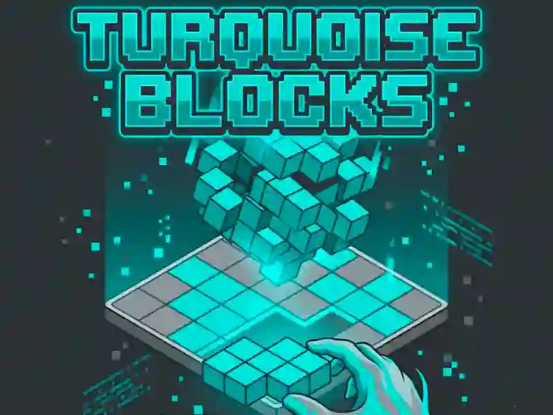 Joc Turquoise Blocks en línia