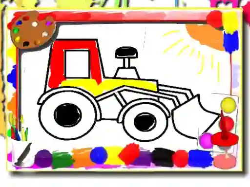 Joc Back to School: Kids Car Coloring en línia