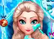 Joc Ice Queen New Year Makeover en línia