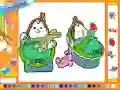 Joc Online coloring baby twins en línia