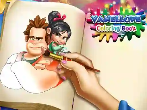 Joc Vanellope Coloring Book en línia