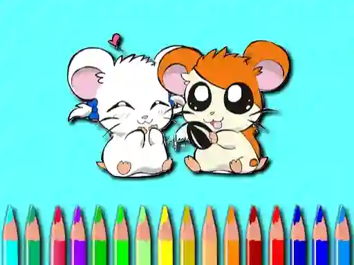 Joc Hamster Coloring Book en línia