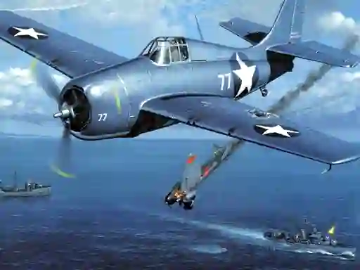 Joc Aviation Art Air Combat Puzzle en línia