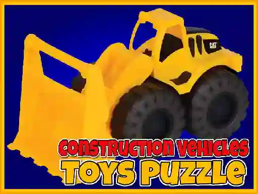Joc Construction Vehicles Toys Puzzle en línia