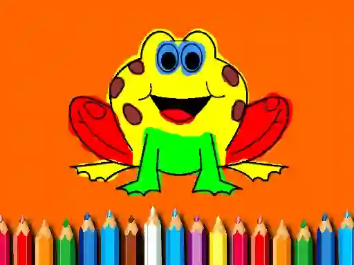 Joc Back To School: Frog Coloring Book en línia