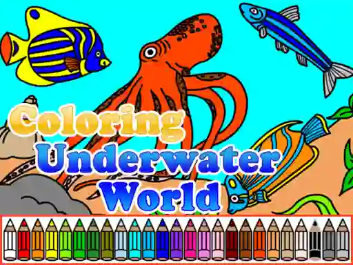 Joc Coloring Underwater World en línia