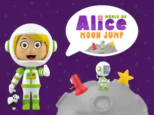 Joc World of Alice Moon Jump en línia
