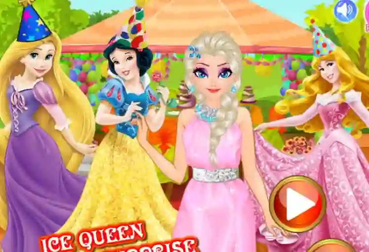 Joc Ice Queen Birthday Surprise en línia