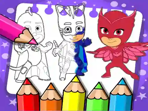 Joc PJ Masks Coloring Book en línia