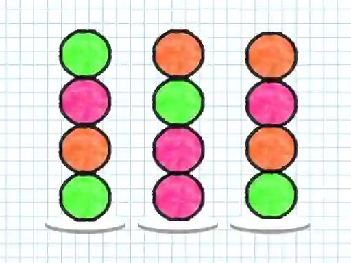Joc Ball Sort Paper Note en línia