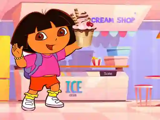 Joc Ice Cream Maker With Dora en línia
