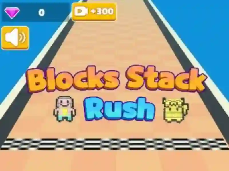Joc Blocks Stack Rush en línia