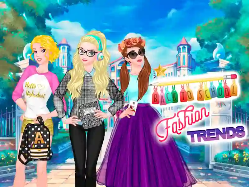 Joc Back To School Fashion Trends en línia