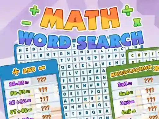 Joc Math Word Search en línia