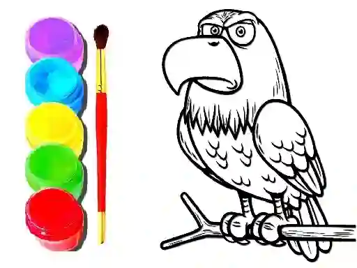 Joc Eagle Coloring Book en línia