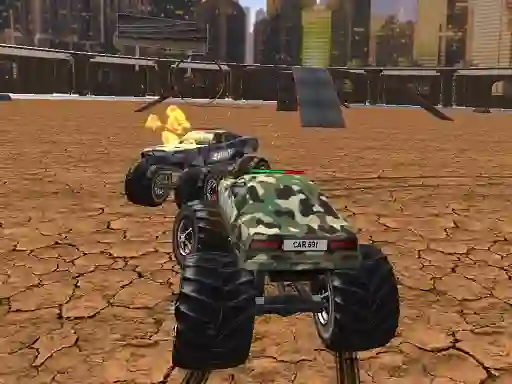 Joc Demolition Monster Truck Army en línia