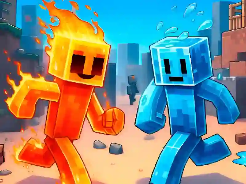 Joc Fire and Water Stickman en línia