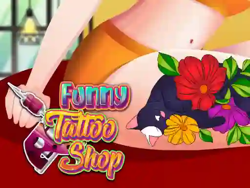 Joc Funny Tattoo Shop en línia