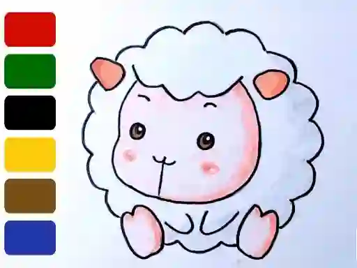 Joc Baby sheep ColoringBook en línia