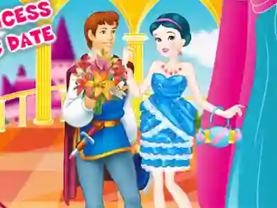 Joc White Princess Romantic Date en línia