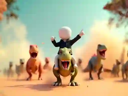 Joc Stickman: Dinosaur arena en línia