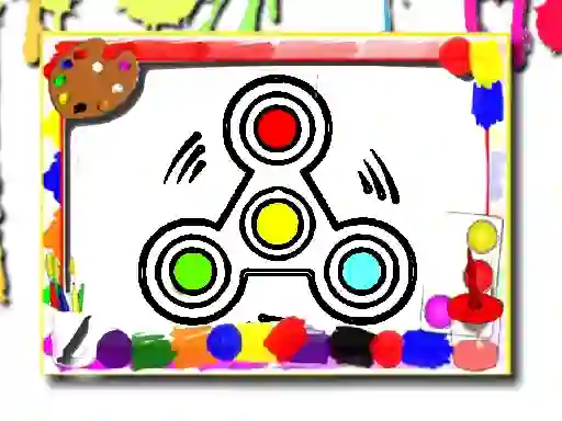 Joc Fidget Spinner Coloring Book en línia