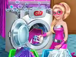 Joc Superdoll Washing Capes en línia