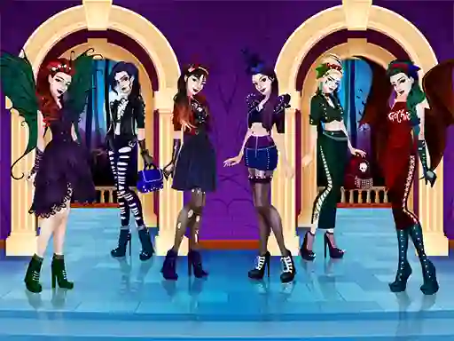 Joc Gothic Dress Up en línia