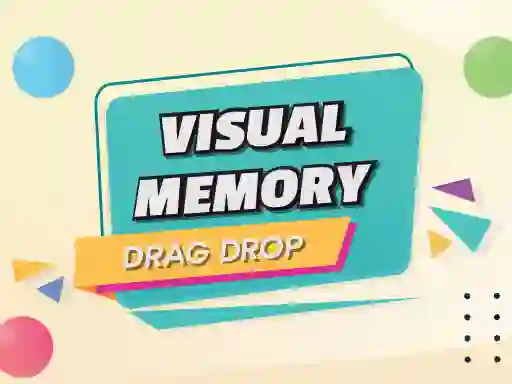 Joc Visual Memory Drag Drop en línia