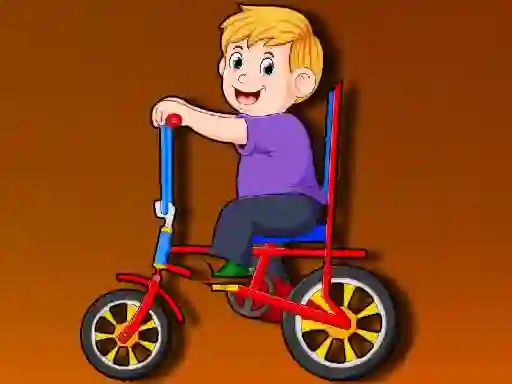 Joc Cartoon Bike Jigsaw en línia