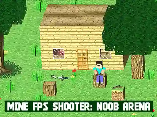Joc Mine FPS Shooter: Noob Arena en línia